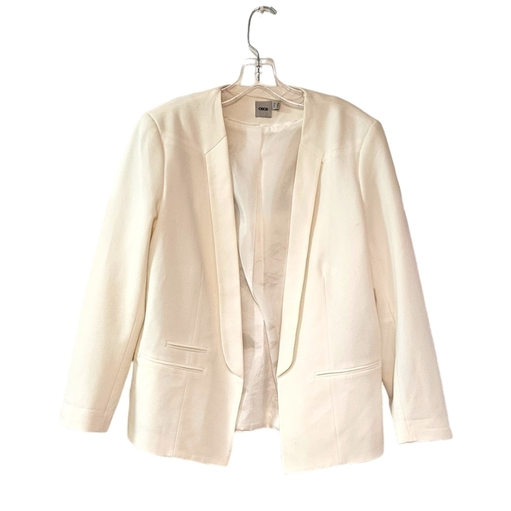 ASOS Oversized Off White Blazer 12